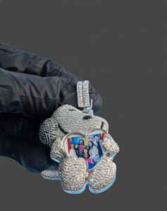 VVS Moissanite Diamond Iced Out Custom <b>Dog</b> Photo Pendant Necklace In 925 Silver Hip Hop <b>Memorial</b> Pendant At Wholesale Price - Product Image 4