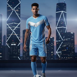 Uniformes de Fútbol Sublimados Personalizados al por Mayor, Kits de Fútbol Antibacterianos de Alta Calidad para Hombres y Jóvenes, Ropa de Entrenamiento para Partidos - Product Image 4