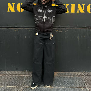 Sweat à capuche personnalisé 100% Coton Hiver, délavé au potassium, effet vieilli, épaules tombantes, grammage lourd, impression, effet soleil éclairé - Product Image 5