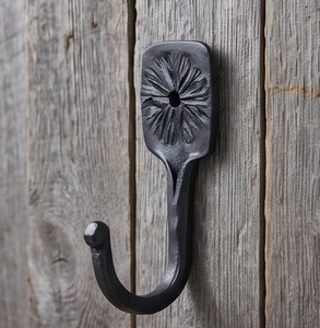 Vintage Brass Wall Mounted <b>Hook</b> Antique Design With Floral Finished Perfect For Kitchen Bathroom Towel Display And Coat Hanging - Product Image 6