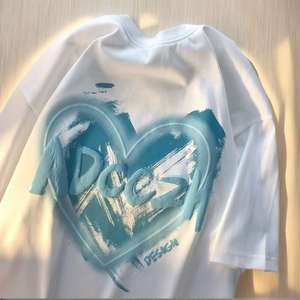 Nouveauté 2026 - T-shirt pour femmes grande taille avec logo personnalisé - T-shirt de haute qualité pour filles - T-shirts en coton imprimés en 3D - Fabriqué au Bangladesh - Product Image 1