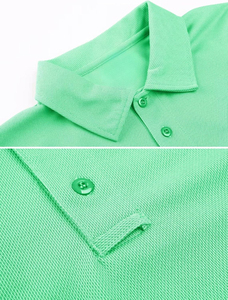 Chemise décontractée pour homme à manches courtes, 100 % coton respirant, couleur unie, avec logo personnalisé brodé sur le devant - Product Image 2