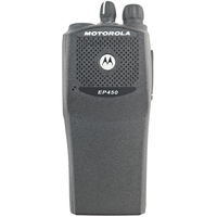 Radio Motorola EP450 VHF UHF Analógico Digital, Walkie Talkie de Largo Alcance con Batería de Alta Capacidad, Radio Bidireccional Portátil