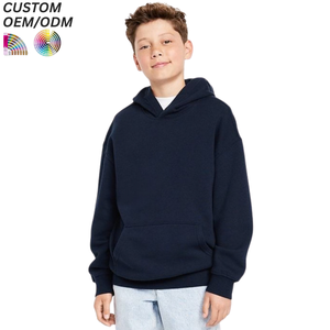 Custom Logo Baby Unisex Casual Knitted Fashion Kids Clothes Hoodie Tracksuits Pullover Sweatshirts - Product Image 6
