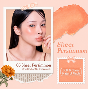 MAKEHEAL Tinted Sheer Stick Blusher 6g Vibrant Korean <b>Blush</b> 5 Colors Inner Glow Twist Up K-Beauty Makeup - Product Image 2