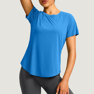 Camiseta de Mujer de Alta Calidad 2026 con Etiqueta Personalizada, Camiseta Extra Grande para Mujer, Material de Algodón Grueso, Servicio OEM Personalizado - Product Image 3