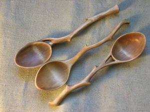 Eco-Friendly <b>Tree</b> <b>Branch</b> Wood Spoons 16cm Hand-Carved Utensils Ash, Acacia & Redwood Collection Earth-Friendly Coffee Decor - Product Image 2