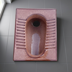 Vistaar WC à la turque Orissa CT en céramique rustique marron café, en porcelaine, pour salle de bain, sanitaires - Product Image 2