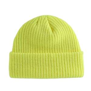 Gorro de Punto Acanalado Ligero Personalizado, Gorro de Invierno Elástico y Suave, Gorro Casual para Uso Diario - Product Image 2