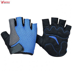 Achetez des gants de cyclisme légers et respirants en nylon, demi-doigts, pour hommes et femmes, lavables, pour la conduite sur route et les sports cyclistes. - Product Image 5