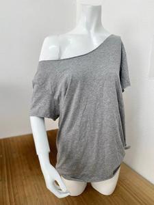 Camiseta de Terciopelo con Estampado Digital STELLAR para Mujer, Cuello Redondo, Manga Corta, Corte Holgado, Estilo Casual Moderno de Verano, Color Sólido - Product Image 1