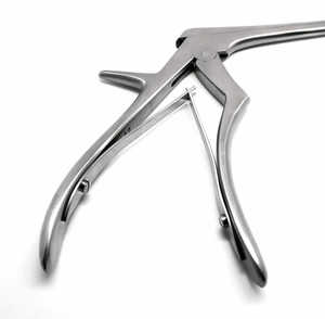 Pinces Kerrison 1 mm à 45° à embout angulaire, 8 nouvelles pinces en acier inoxydable à actionnement manuel par Surgiright - Product Image 1