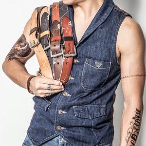 Real Cow Genuine Leather <b>Belts</b> for Man High Quality <b>Plus</b> Long <b>Size</b> Male Pin Buckle Waist <b>Belt</b> Strap - Product Image 5