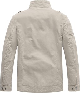 Veste utilitaire personnalisée pour homme, vêtements de travail décontractés pour l'extérieur, respirante, légère, multi-poches, fermeture éclair intégrale - Product Image 6