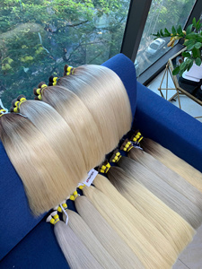 Extensiones de Cabello Virgen Vietnamita de 100g, Precio de Fábrica, en Todos los Colores, Longitud de 65cm - Product Image 2