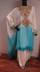 Imágenes de los Últimos Diseños de Burka, Ropa Islámica Turca, Caftán Marroquí Étnico Vintage Bordado - Product Image 3