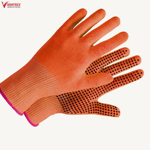 Gants de travail en coton blanc sur mesure, prix abordable, haute qualité, prix d'usine, avec grip en caoutchouc, vente en gros - Product Image 2