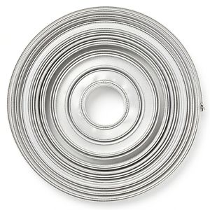 Cinta de Raso Grosgrain Blanca de 15 mm de Neelkamal Industries con Borde Plateado, Cinta Decorativa de Poliéster para Envolver Regalos - Product Image 3