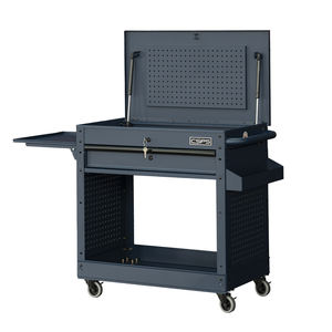 Armoire industrielle CSPS 79 cm en acier bleu, personnalisable, support OEM, capacité 135 kg, système de verrouillage à clé, roulement à billes 1 - Product Image 1