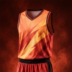 Camiseta de Baloncesto Morada con Rayas Doradas, Sin Mangas, Cuello en V, Absorbe la Humedad, Poliéster, Ajuste Atlético, Unisex, Adulto, Todas las Temporadas - Product Image 6