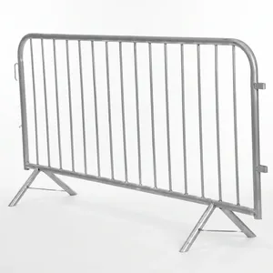 Panel de Valla Temporal Rectangular de Acero Galvanizado, Estilo Industrial, para Control de Multitudes - Product Image 1
