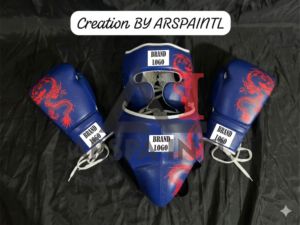 Ensemble de boxe et d'entraînement professionnel imprimé fourmi, nouveau design, qualité supérieure, le plus vendu, style gagnant, fabriqué en usine - Product Image 2