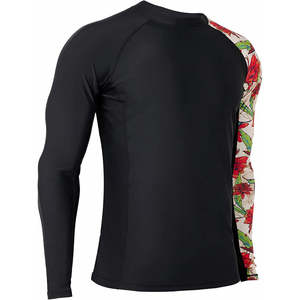 Camisetas Deportivas de Compresión de Manga Corta, Transpirables, para Gimnasio, con Serigrafía Personalizada, Spandex/Poliéster, BJJ MMA Rash, Precio al por Mayor - Product Image 1