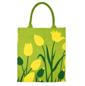 Toile de lin écologique réutilisable avec votre Logo, sac fourre-tout en Jute de plage en chanvre avec poignée personnalisée - Product Image 1