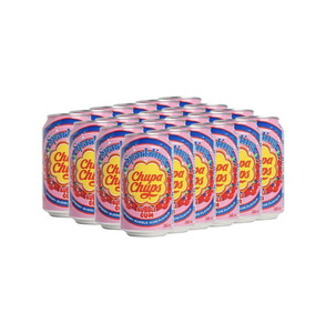 น้ำอัดลมรสสตรอว์เบอร์รีและครีม ชูปา ชุปส์ ขนาด 345 มล. สำหรับผู้ค้าปลีกขนมพิเศษและผู้ซื้อเครื่องดื่มเกรดพรีเมียมแบบขายส่ง - Product Image 1