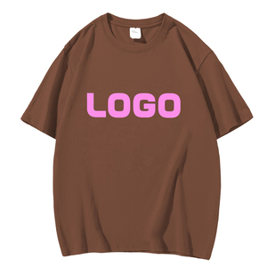 เสื้อยืดคอกลมแขนสั้น 220gsm ผ้าฝ้าย 100% สำหรับผู้ชายและผู้หญิง สวมใส่ได้ทุกวัน สไตล์ลำลอง - Product Image 1