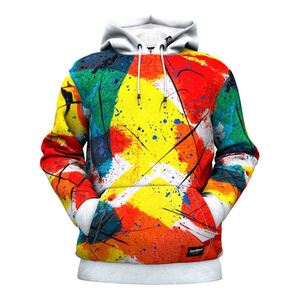 Sweat à capuche en molleton 100 % coton pour homme, impression par sublimation 3D, motif uni, teinture unie, pour l'hiver, qualité économique - Product Image 6