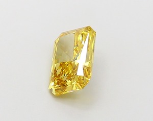 Diamante Amarillo Intenso de Corte Radiante, 1.14 Quilates, Claridad VS1, Pulido EX, CVD, Cultivado en Laboratorio, Gema Suelta, Certificado IGI, Joyería - Product Image 4