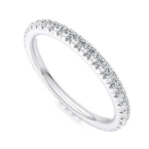 Anillo de Compromiso Moderno y Lujoso de Oro Rosa, Oro Blanco y Oro Amarillo con Diamante Cultivado en Laboratorio con Certificación IGI, Corte Brillante Redondo, para Mujer - Product Image 3