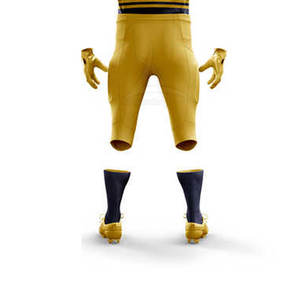 กางเกงยูนิฟอร์มอเมริกันฟุตบอลคุณภาพสูง ระบายอากาศได้ดี สำหรับฤดูร้อน พิมพ์ลายแบบซับลิเมชั่น ผลิตจากผ้าสแปนเด็กซ์/คอตตอน/ใยไผ่ ชิคาโก ฟุตบอล - Product Image 4