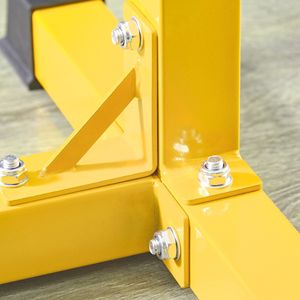 Bulgari Modulare tozzo con 12 livelli rullo singolo gamba giallo sistema palestra di casa per la formazione della forza del corpo inferiore - Product Image 6