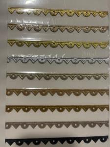 ขอบลูกไม้ผ้าฝ้ายตัดเย็บอย่างมีสไตล์เหมาะสำหรับเสื้อคลุมขอบดูเพ็ทต้าและชุดดีไซน์เนอร์ - Product Image 2