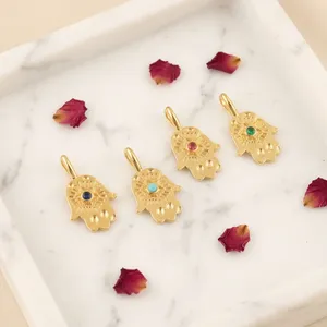 สร้อยคอแฟชั่นประดับเพชร CZ เม็ดเล็ก ดีไซน์ใหม่ล่าสุด ชุบทอง 18k สไตล์มินิมอล เรียบหรู เหมาะสำหรับงานแต่งงาน - Product Image 1
