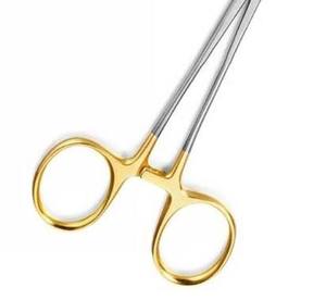 Iris Needle Holder Stainless Steel Manual Premium Quality General Surgery By Grip Surgical - Product Image 2