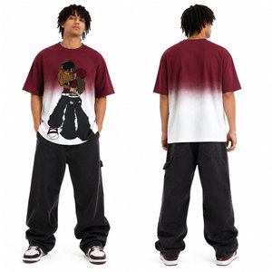 Camisetas Personalizadas de Estilo Urbano, 300 g/m², 100% Algodón, Corte Holgado, Impresión DTG, Lavado Ácido - Product Image 6