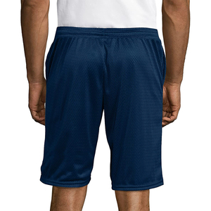 Shorts de basketball pour hommes élégants et tendance, améliorez votre look sur le terrain, polyester respirant, style streetwear uni - Product Image 5