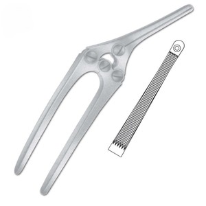 Pince à prélèvement intestinal manuelle en acier inoxydable de haute qualité 21 cm, certifiée CE, réutilisable, Classe II, Hosanna Surgical, garantie 1 an - Product Image 2