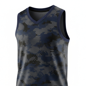 Uniforme de baloncesto sublimado personalizado unisex para jóvenes y adultos, ropa deportiva atlética de malla transpirable, kit de baloncesto personalizado - Product Image 3