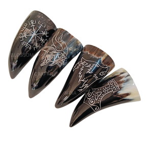 Corne à boire viking de qualité supérieure, faite à la main, design poli, choix idéal pour les amateurs de festivals médiévaux - Product Image 4