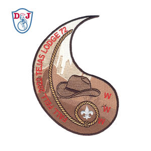 แพทช์ปักลายยอดนิยมแบบกำหนดเอง ตราสัญลักษณ์ลูกเสือชายหญิง สำหรับตกแต่งเครื่องแบบ - Product Image 2