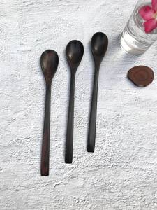 Ensemble de couverts en bois de famille royale au design exceptionnel pour la restauration, cuillère de service en bois d'acacia, ensemble de couverts - Product Image 2