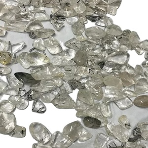 ทับทิมสีดำธรรมชาติแบบไม่เจาะอัญมณีร่วงสีขาวลูกปัดหลวมสำหรับงานหัตถกรรมเครื่องประดับที่ไม่เหมือนใคร - Product Image 1