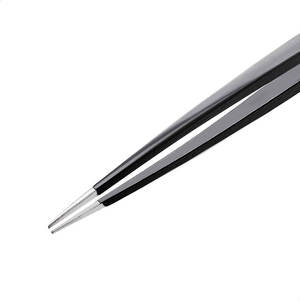 ชุดแหนบสแตนเลสมืออาชีพชุดปากคีบคิ้วหนัง PU กระเป๋าเดินทางเป็นมิตรกับสิ่งแวดล้อมปรับแต่งได้อย่างแม่นยำสวยงาม - Product Image 2