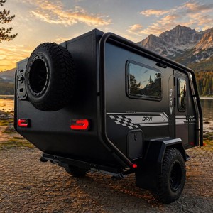 Vente en gros de caravanes de voyage modernes et légères avec cuisine coulissante, capacité de 8 personnes, prix d'usine pour le camping - Product Image 6
