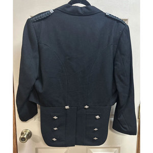 เสื้อแจ็คเก็ตปรินซ์ชาร์ลีแบบดั้งเดิม ทำมือ สีดำ ขนสัตว์คุณภาพสูง 100% รับสั่งทำขายส่ง ปี 2026 - Product Image 5