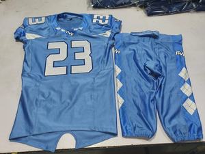 Ensemble de maillots de Football américain personnalisable de haute qualité respirant meilleure équipe sublimée pour les jeux de pratique en gros - Product Image 6